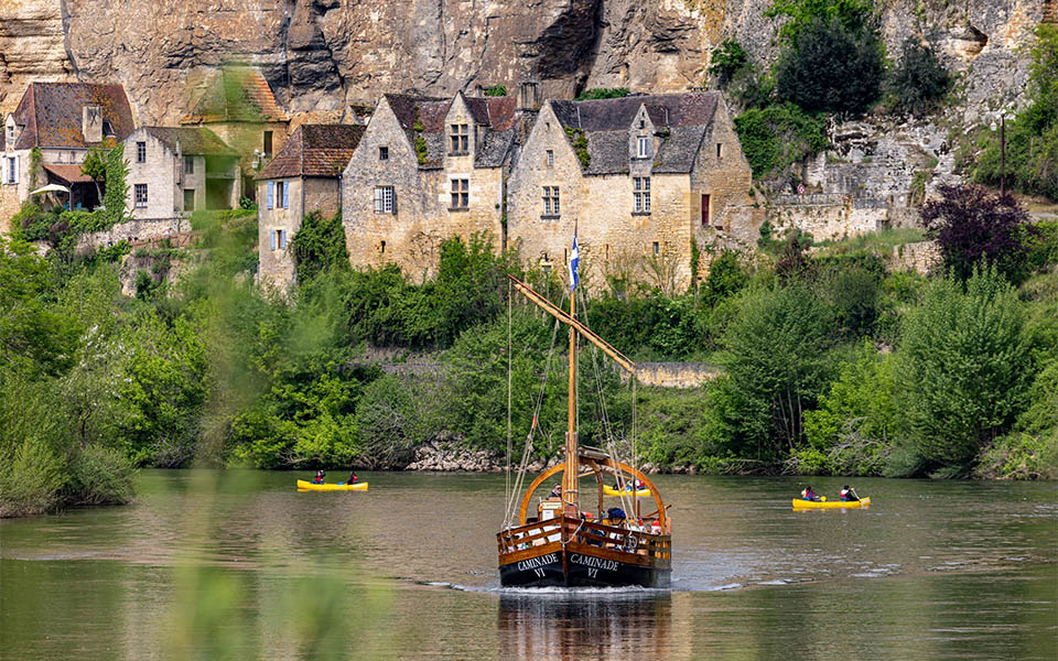 Dordogne river at La Roque Gageac